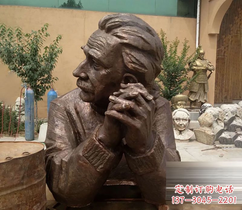 北京爱因斯坦名人铜雕纪念品