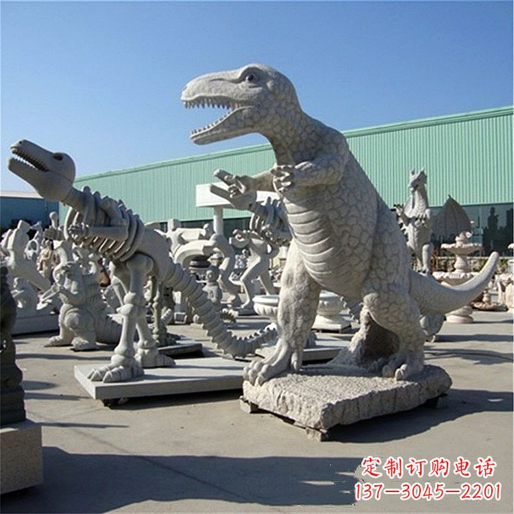 北京霸王龙石雕塑
