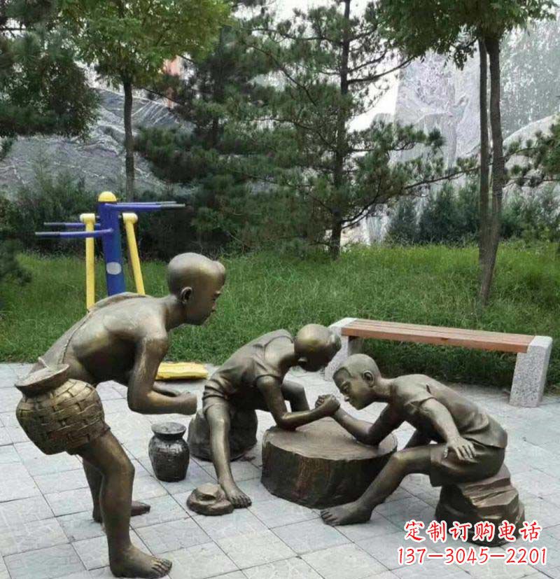 北京儿童童趣铜雕