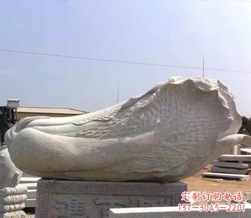 北京白菜大理石雕塑