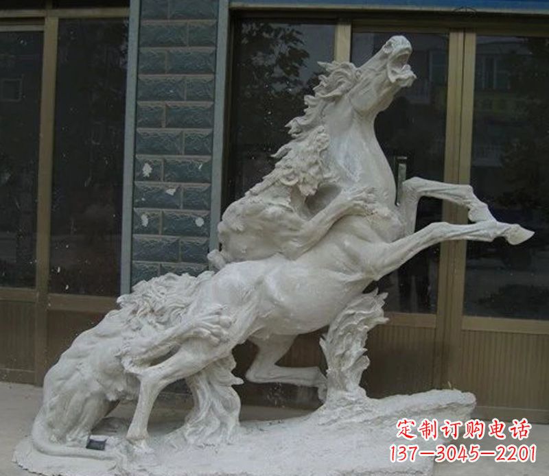 北京奔马石雕