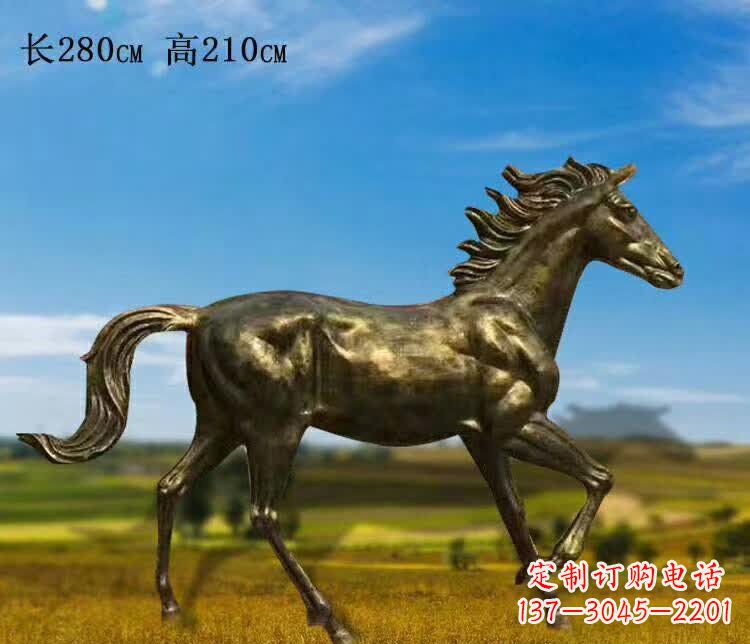 北京奔马铜雕 (3)