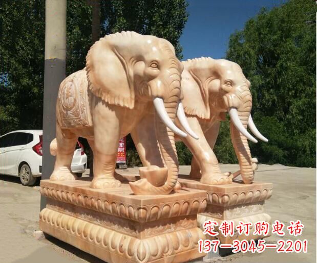 北京大象晚霞