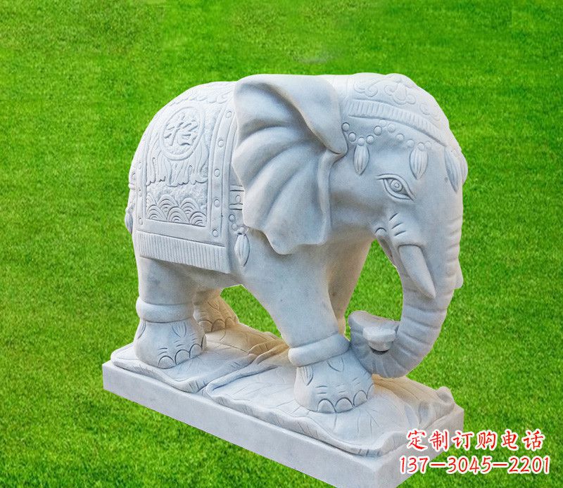 北京雕刻精美大象石雕