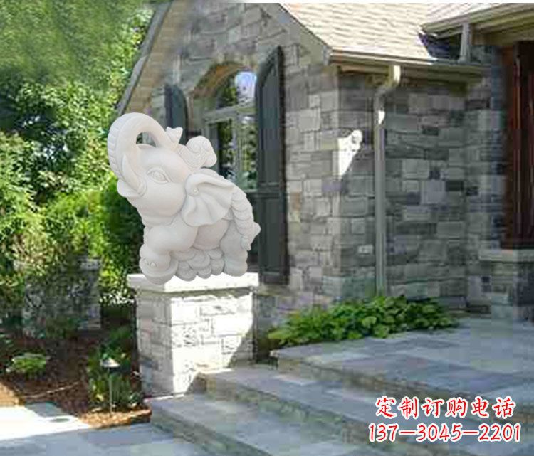 北京大象雕刻石头