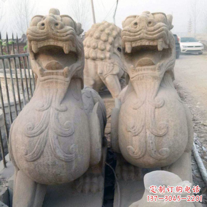 北京狴犴仿古石雕塑