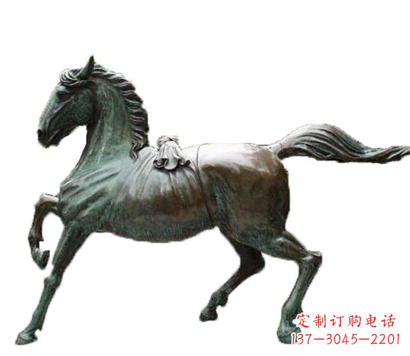 北京别墅动物飞马铜雕摆件