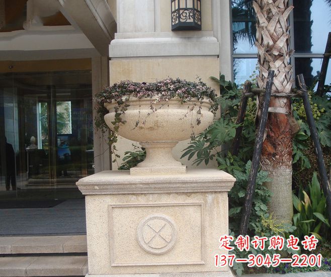 北京精美大理石花盆，给您的家增添独特的色彩
