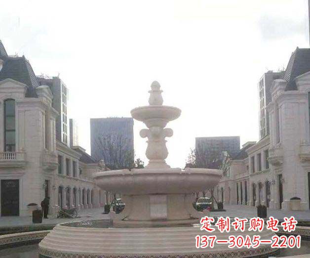 北京别墅景观大理石喷泉石雕