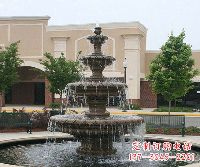 北京梦幻之舞多层喷泉雕塑