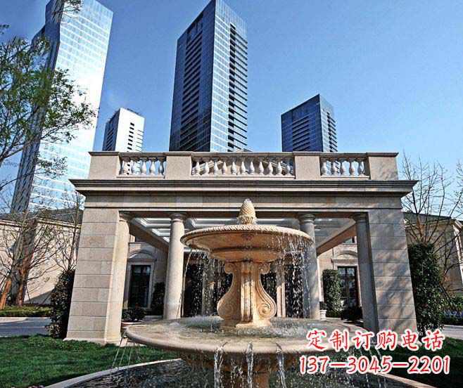 北京喷泉石雕让你的别墅景观更加完美