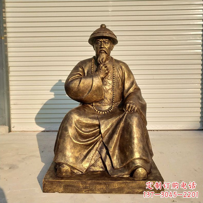 北京林则徐——玻璃钢仿铜雕像