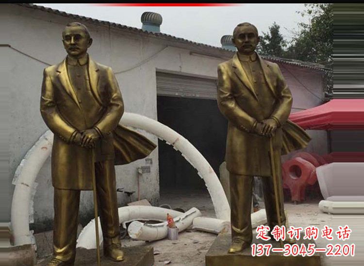 北京玻璃钢仿铜孙中山雕塑