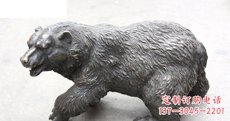 北京玻璃钢仿真北极熊公园动物雕塑