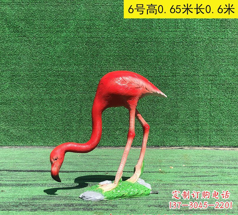 北京精美玻璃钢火烈鸟雕塑