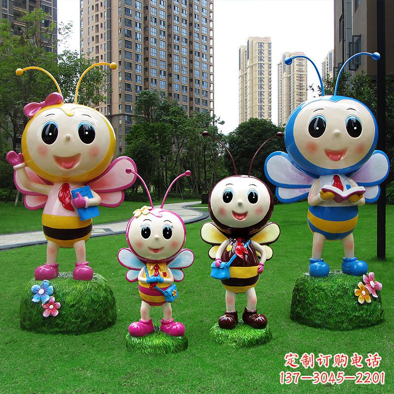 北京玻璃钢制蜜蜂雕塑让你的家园拥有自然之美