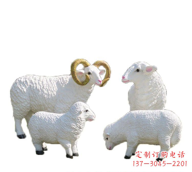 北京玻璃钢山羊雕塑——传承藏区特色文化
