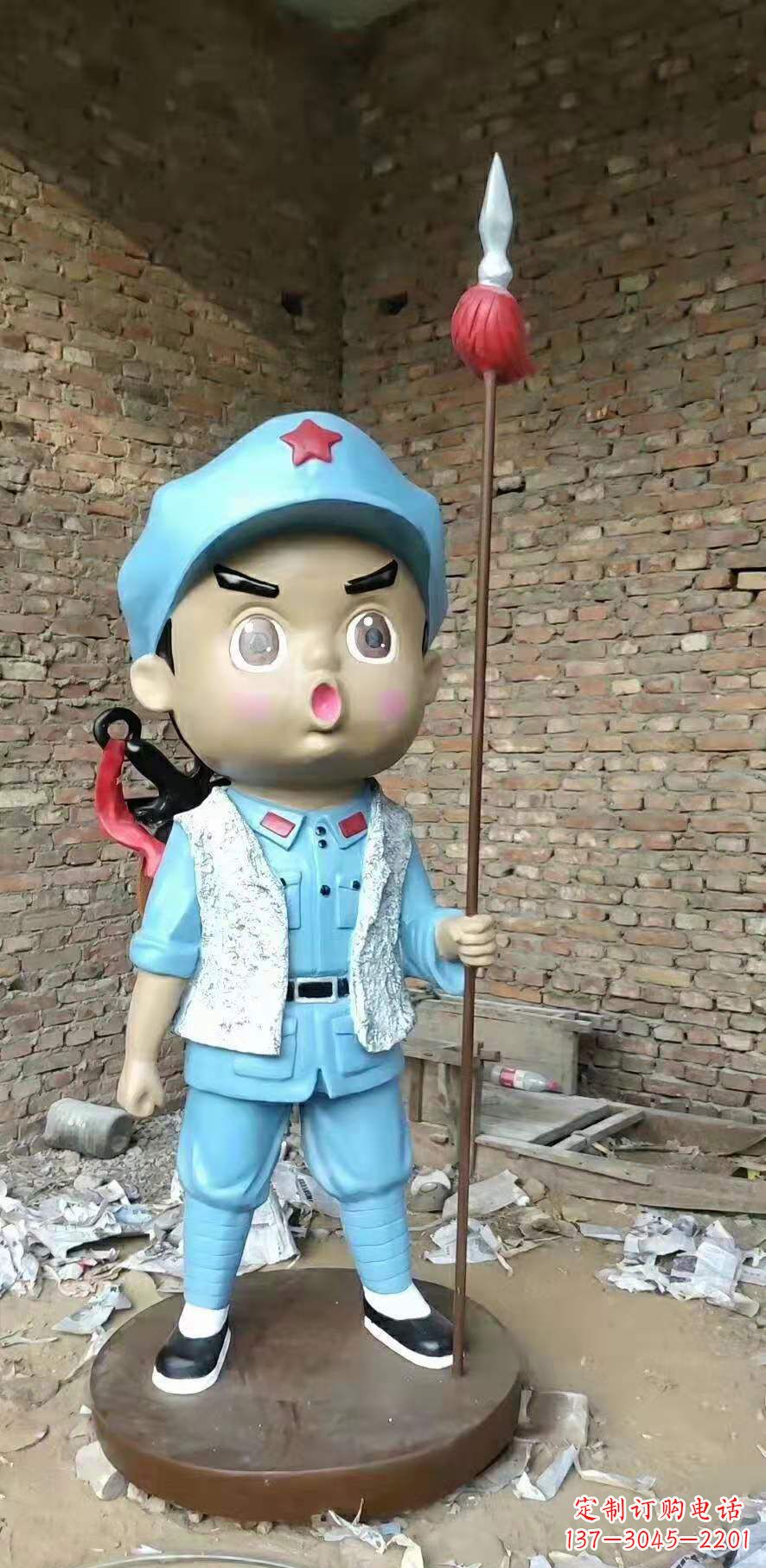 北京红军雕塑弘扬伟大革命精神