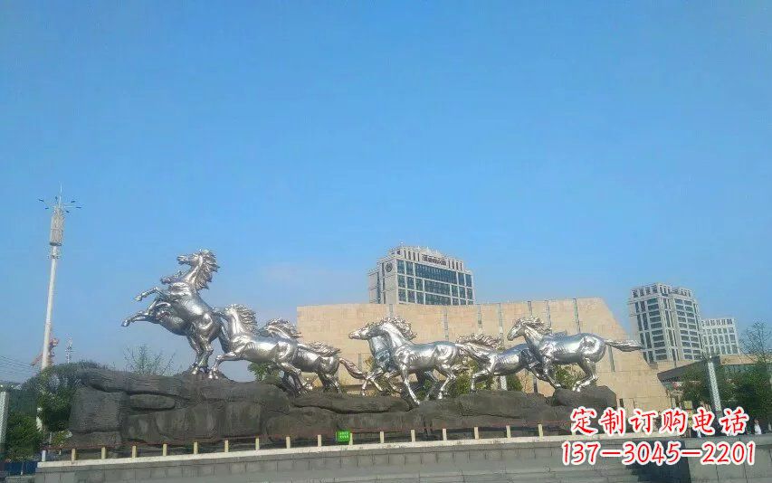北京不锈钢动物雕塑精美的艺术品