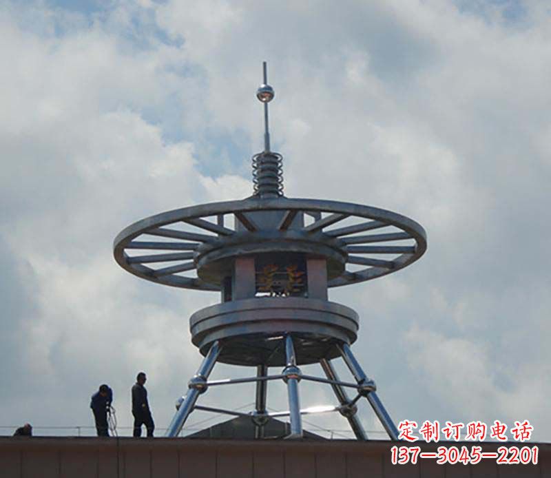 北京不锈钢避雷针景观雕塑——安全防护与美丽结合