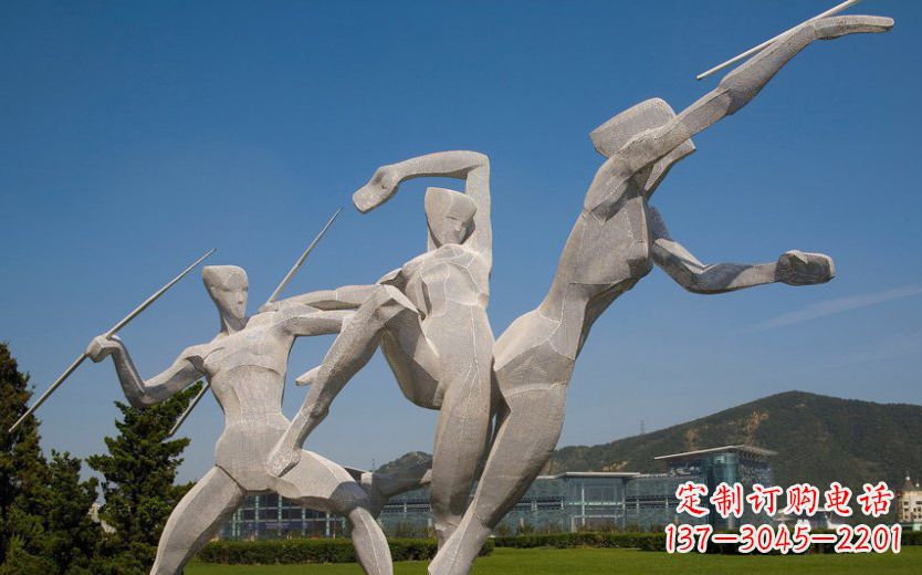 北京不锈钢标枪雕塑一种新型的艺术形式