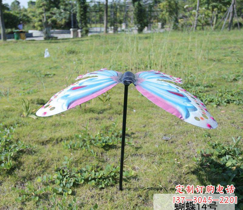 北京不锈钢彩色蝴蝶雕塑艺术之美