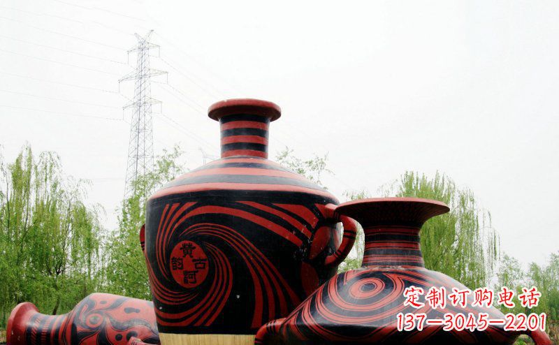 北京不锈钢彩色花盆雕塑让空间更加精致