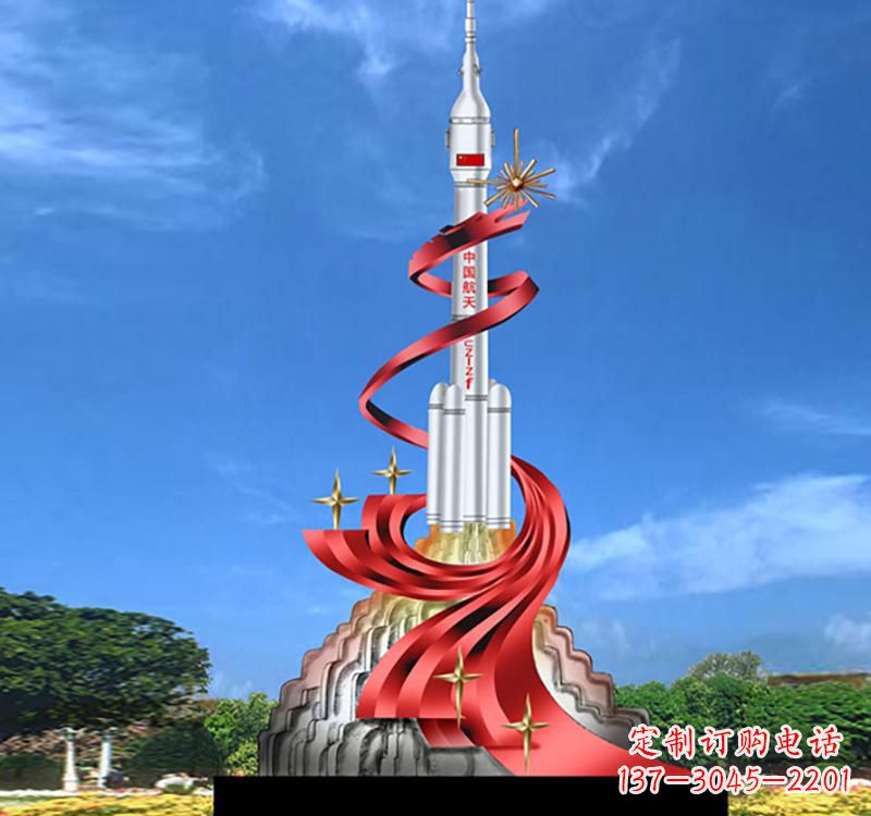 北京嫦娥飞天——不锈钢嫦娥雕塑