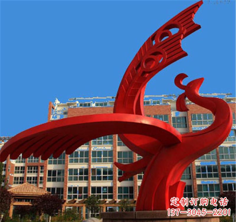 北京不锈钢凤凰雕塑——展示城市文化之美