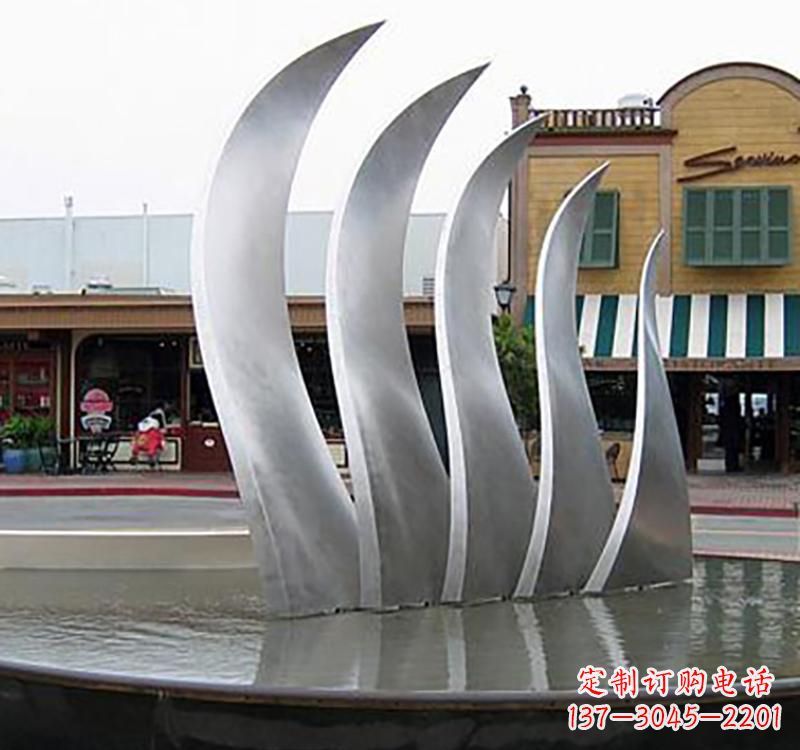 北京不锈钢城市艺术翅膀雕塑羽翼展翔