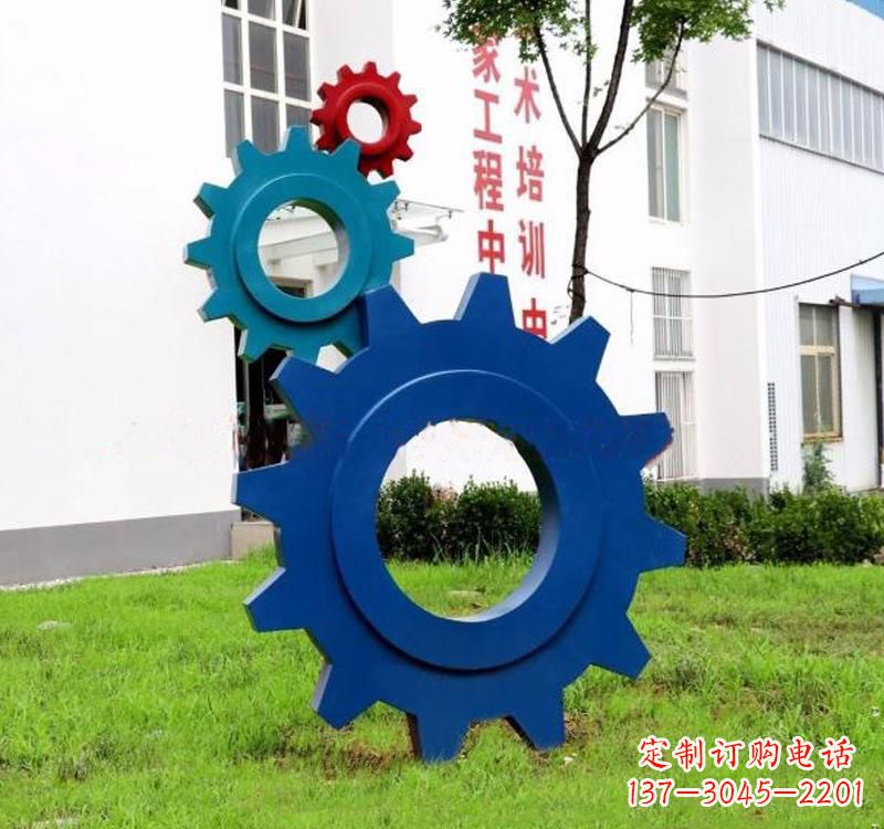 北京不锈钢齿轮雕塑创新艺术的结晶