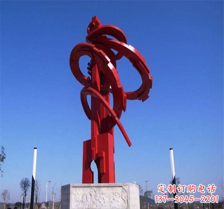 北京不锈钢齿轮雕塑把技术艺术完美结合