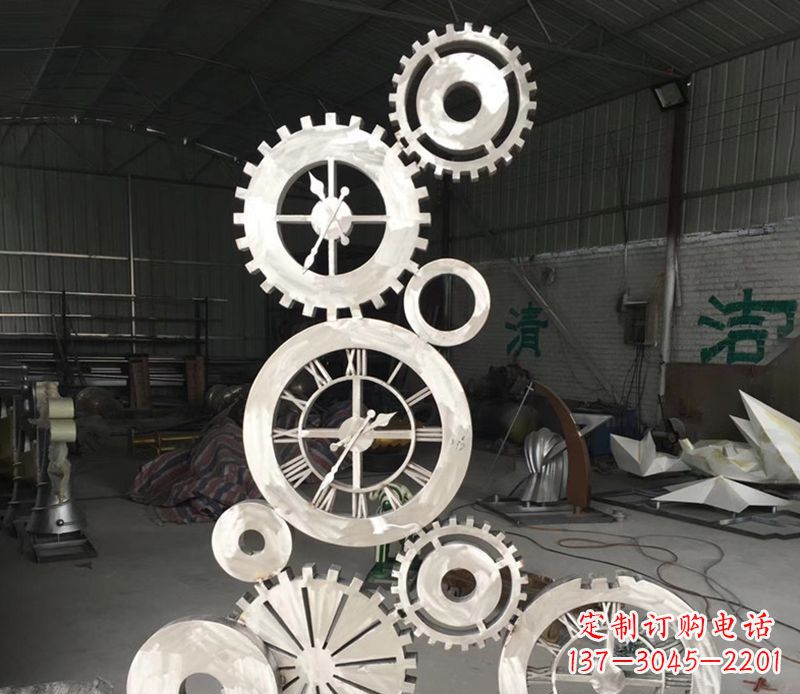 北京不锈钢齿轮雕塑艺术与科技的完美结合