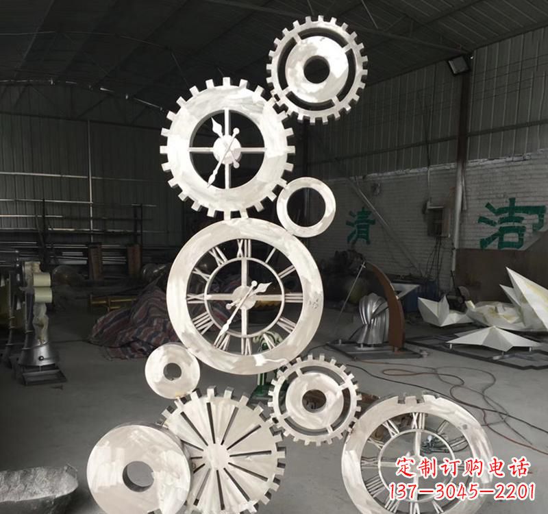 北京齿轮雕塑精致细腻的艺术品