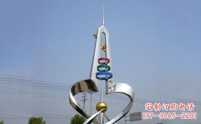 北京不锈钢材质的避雷针雕塑