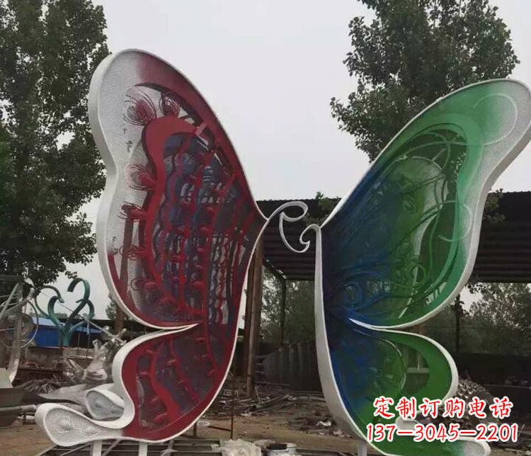 北京不锈钢蝴蝶公园动物雕塑