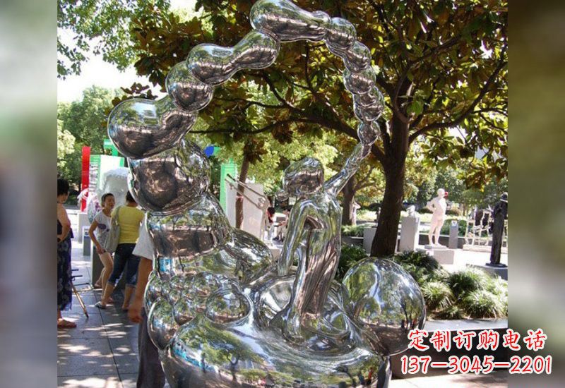 北京精美不锈钢儿童雕塑