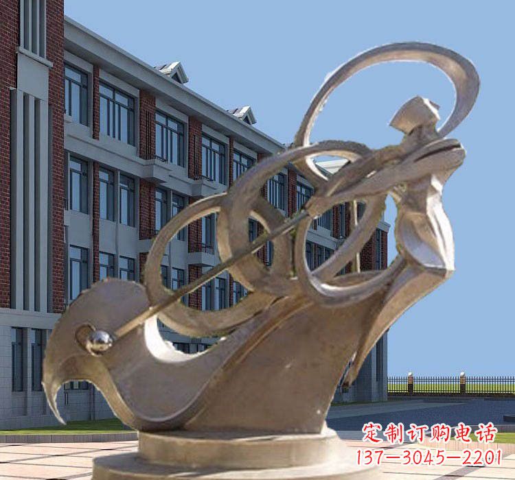 北京不锈钢制作的高尔夫球雕塑