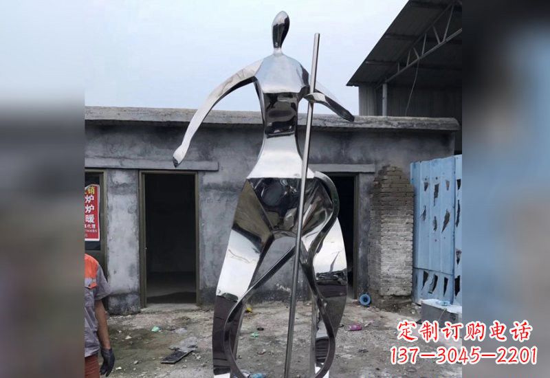 北京精致的不锈钢大提琴雕塑