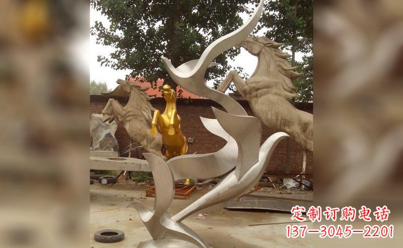 北京不锈钢大雁雕塑