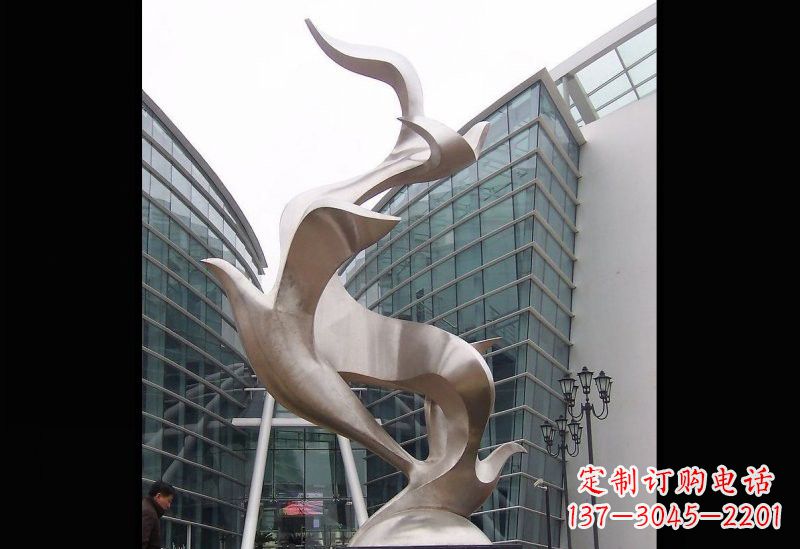 北京精美的不锈钢大雁雕塑