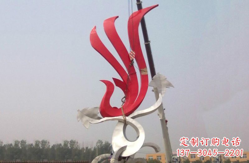 北京不锈钢凤凰雕塑安装介绍