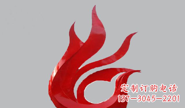 北京不锈钢凤凰雕塑——传承古代文化之美