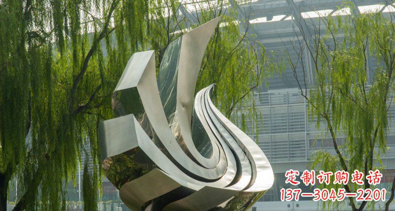 北京不锈钢凤凰雕塑美丽的象征