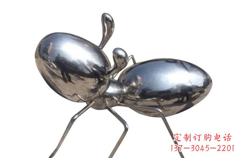 北京不锈钢抽象蚂蚁雕塑