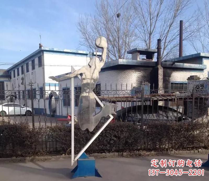 北京制作不锈钢高尔夫雕塑