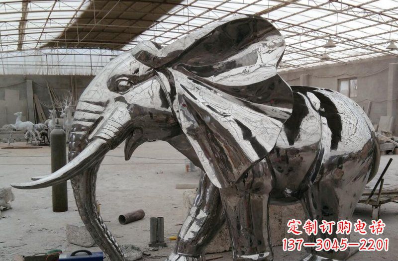 北京不锈钢大象传承与美的结合