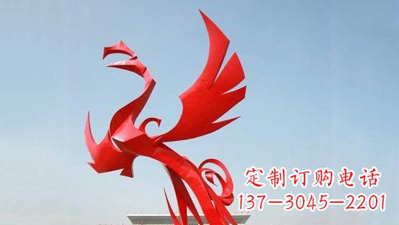 北京不锈钢凤凰雕塑