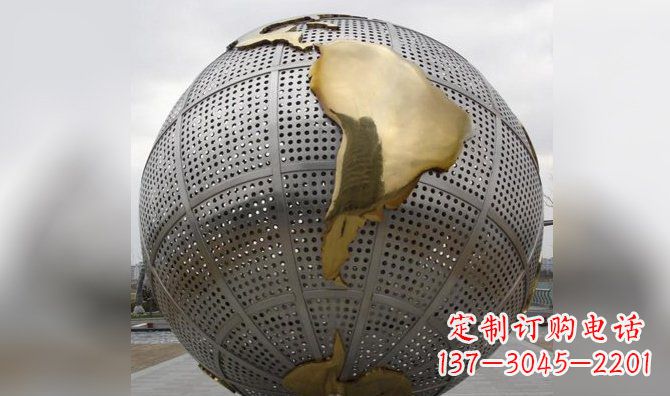 北京不锈钢地球雕塑传承人类文明的精神象征