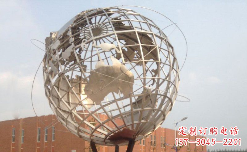 北京不锈钢地球雕塑——一件集美丽与坚固于一身的艺术品